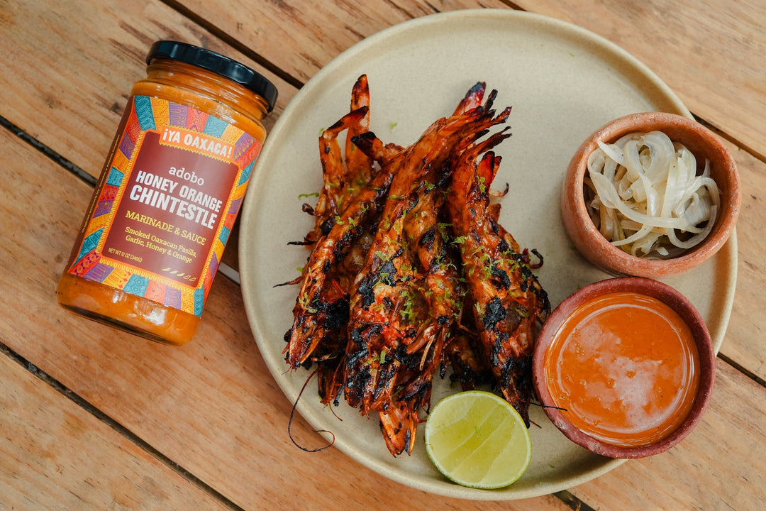 Honey Orange Chintestle Grilled Shrimp