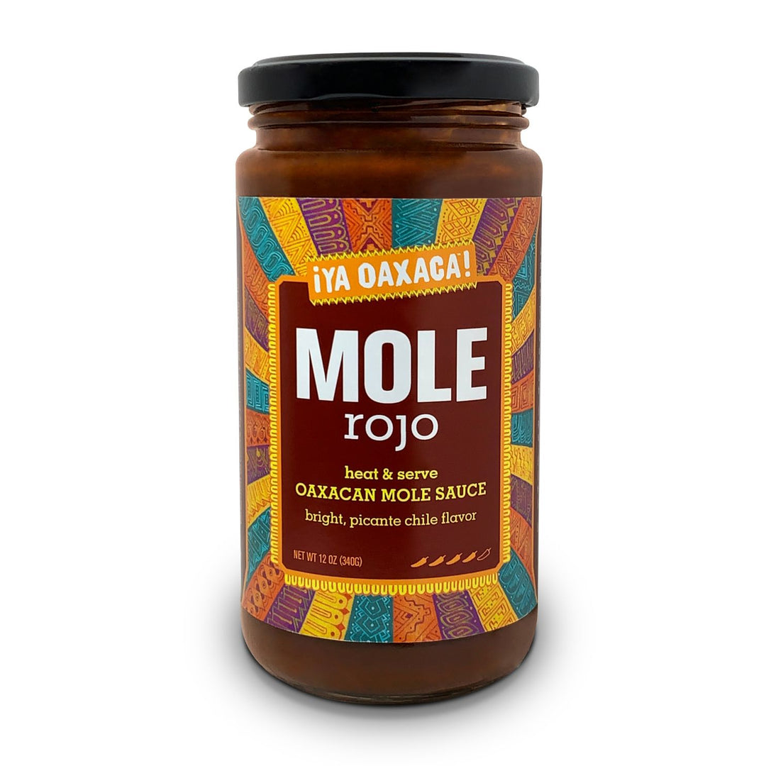 ¡Ya Oaxaca! Mole Rojo in a heat and serve jar
