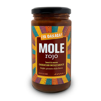 ¡Ya Oaxaca! Mole Rojo in a heat and serve jar